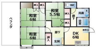 歴木借家の物件間取画像